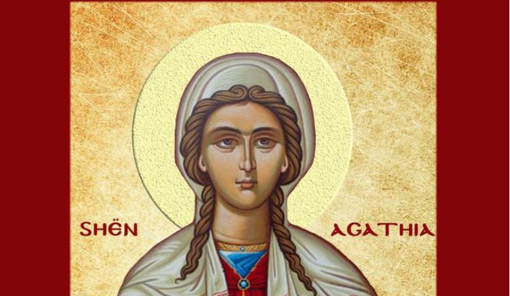 Dëshmore Agathia. Oshënar Poliefkti i Konstandinopojës. Oshënar Sava i Ri, në Siçili