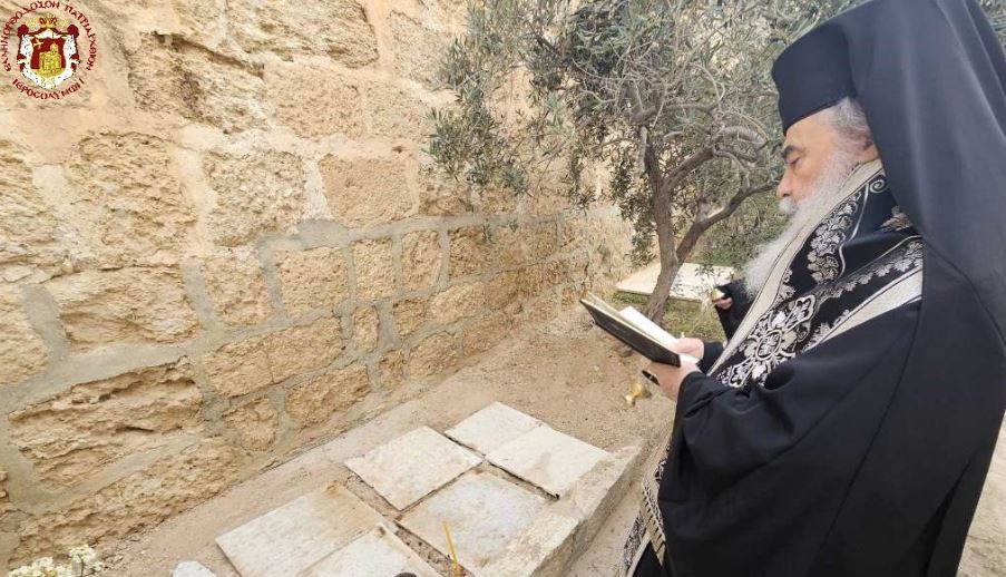 His Beatitude the Patriarch of Jerusalem, Theophilos, visits the Holy Monastery of Abba Theodosios
