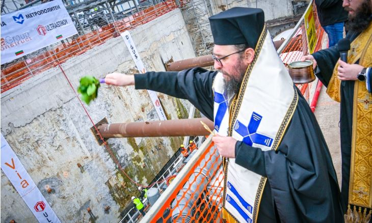 С водосвет започна работата по разширяване на Третата линия на столичното метро