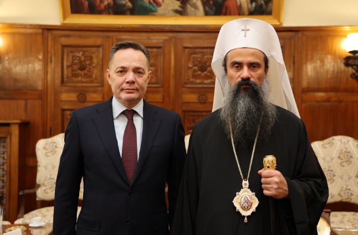 Среща на Българския патриарх Даниил с посланика на Република Казахстан Н. Пр. Виктор Темирбаев