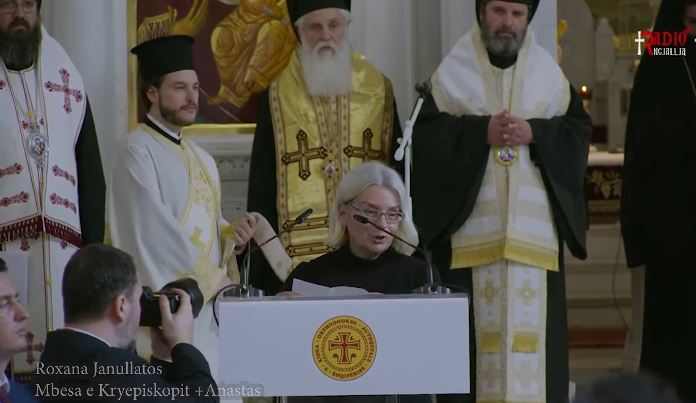 FJALA E PËRMORTSHME E znj. ROXANA JANULLATOS, mbesa e Kryepiskopit Anastas