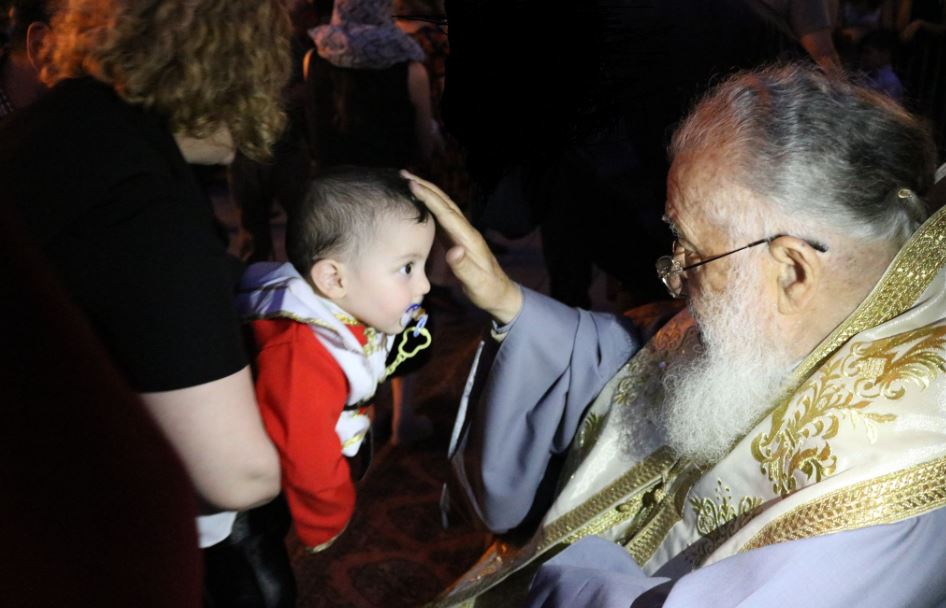 იწყება სამოცდამეთერთმეტე ეტაპი პატრიარქის მიერ ახალდაბადებული მესამე და შემდგომი ბავშვის მონათვლისა