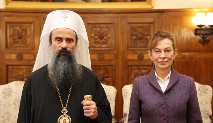 Среща на Българския патриарх Даниил с Н. Пр. посланика на Германия у нас Ирене Мария Планк