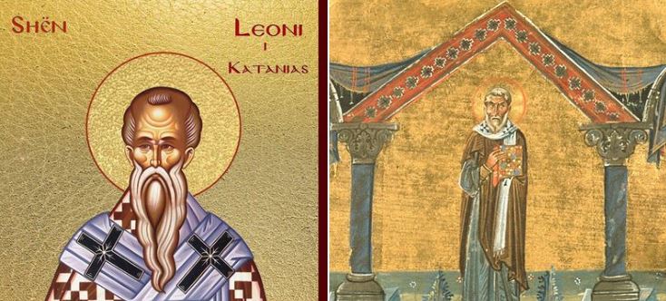 Oshënar Leoni i Katanias. Oshënar Visarioni, çudibërës. Agathoni i Romës. Oshënar Plotini