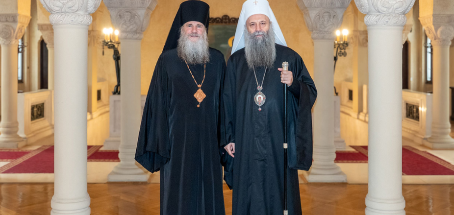 Патријарх Порфирије примио изасланство Православне Цркве у Америци