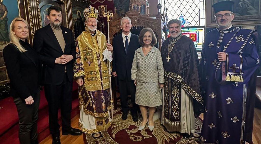 Престолонаследник Александар на светој Литургији у Патерсону