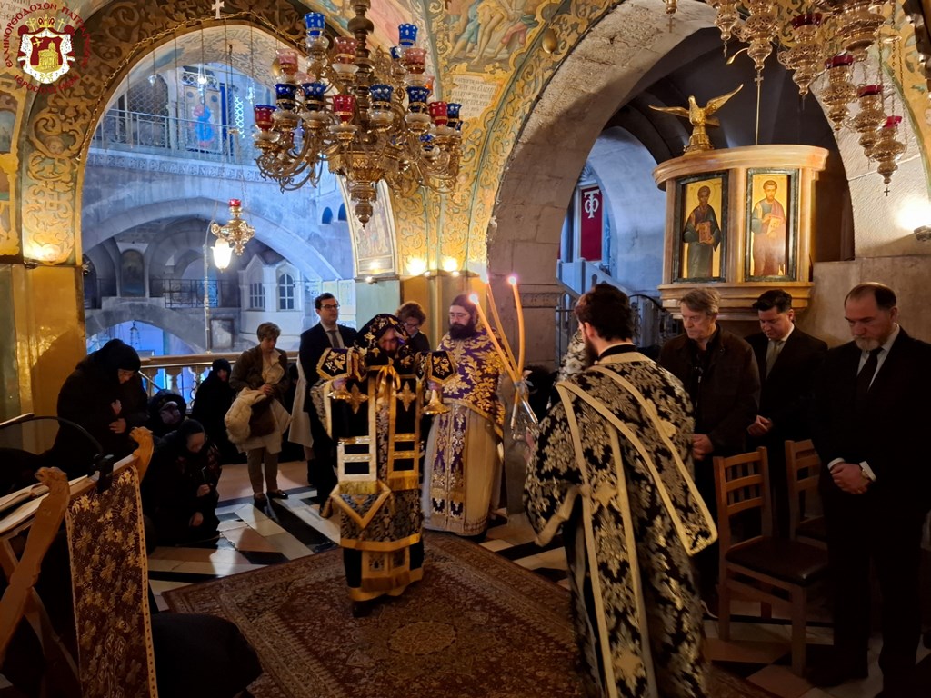 الصلوات الكنسية للأيام الأولى من الصوم الأربعيني المقدس في أخوية القبر المقدس