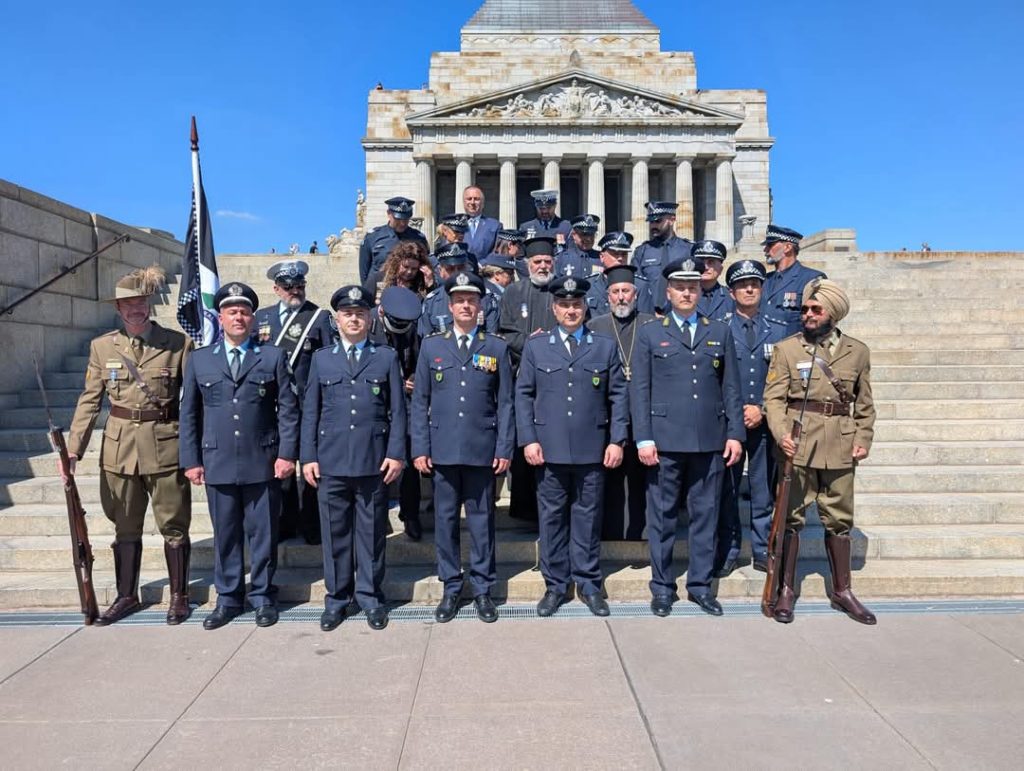 A delegation from the Hellenic Police Force visited Melbourne