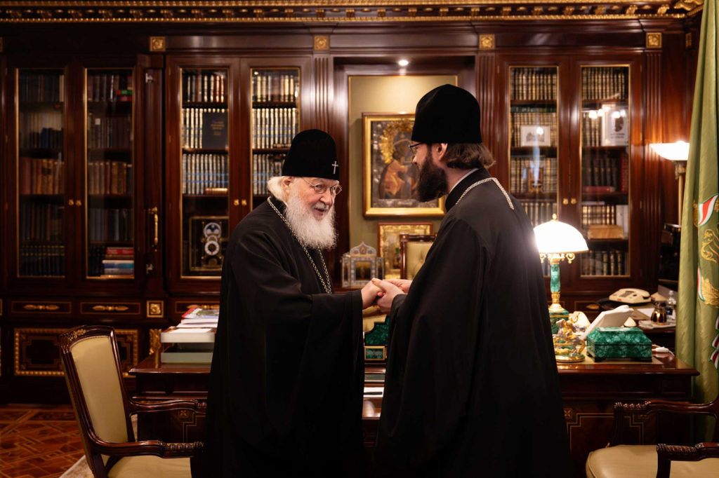 Святейший Патриарх Кирилл принял председателя Отдела внешних церковных связей