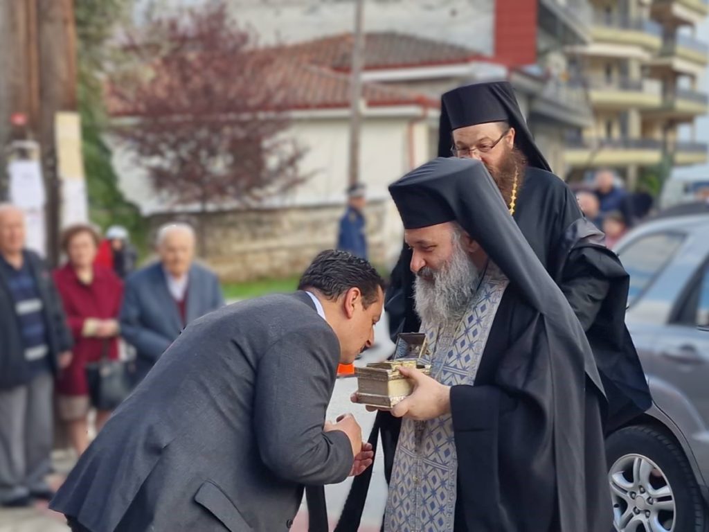 Υποδοχή των Αχράντων Παθών στην Έδεσσα