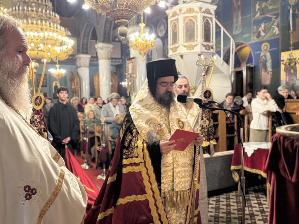 Ο Μητροπολίτης Καστορίας στο Άργος Ορεστικό για τους Α’ Χαιρετισμούς