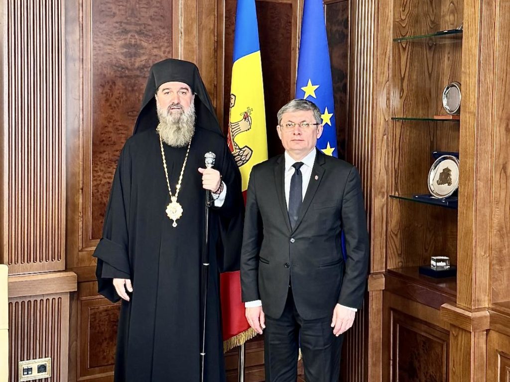 Συνάντηση Επισκόπου Μπογδανίας με τον Πρόεδρο του Κοινοβουλίου της Μολδαβίας