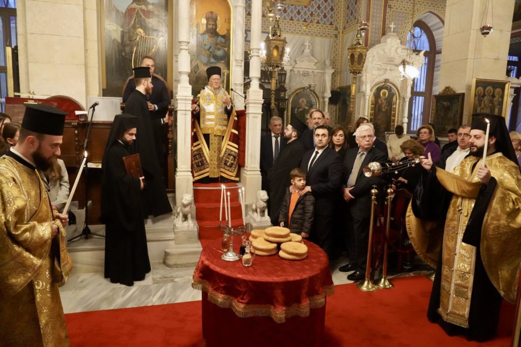 Ecumenical Patriarch Bartholomew officiated at the celebrating Church of Panagia Evangelistria, Tataoula