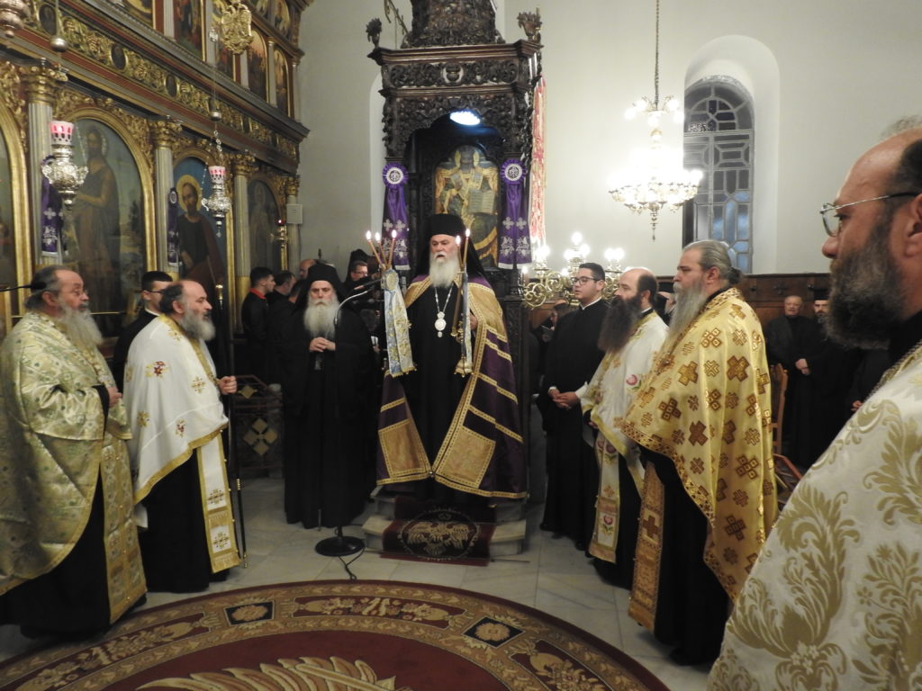 Αρχιερατικός Κατανυκτικός Εσπερινός στην Ι.Μ. Παμμεγίστων Ταξιαρχών Αιγίου
