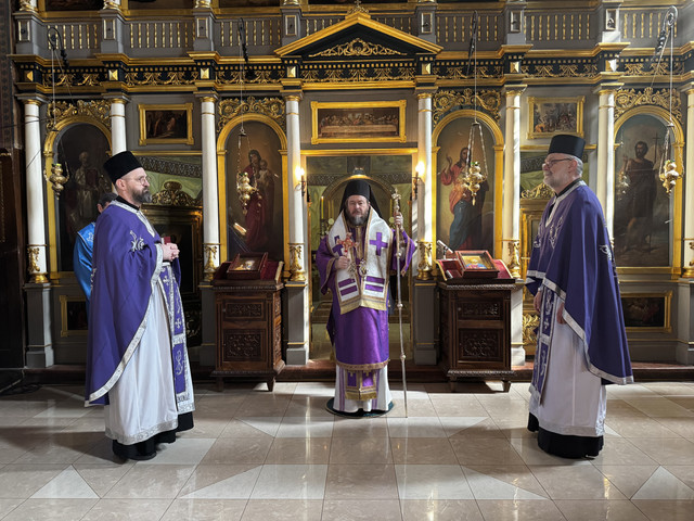 Литургија пређеосвећених дарова у Храму Вазнесења Господњег