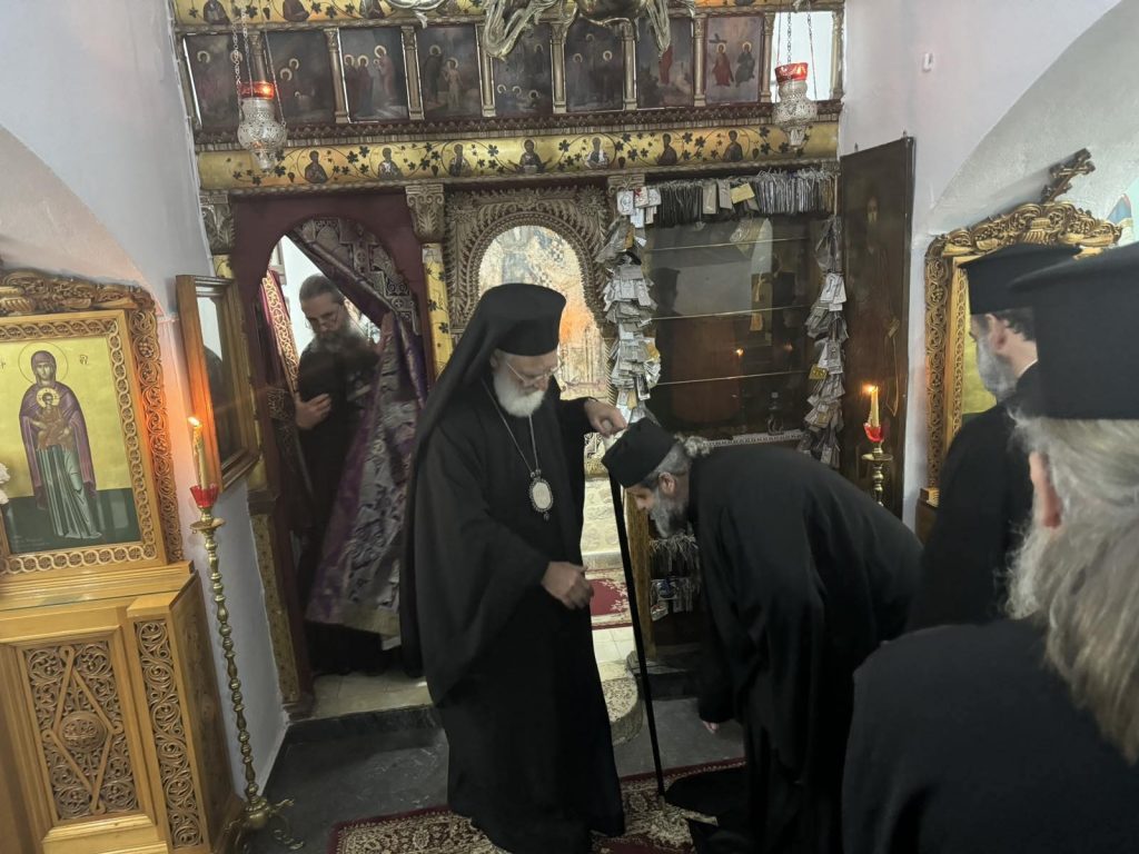 Κατανυκτικός Εσπερινός της Συγχωρήσεως στην Ιερά Μονή Αγίας Μαρίνας Βόνης