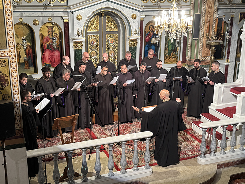 «Μια Πέμπτη, μια Σαρακοστή»: Ο Χορός ψαλτών “Αντιφωνικό Μέλος” στην Ευαγγελίστρια Πειραιώς