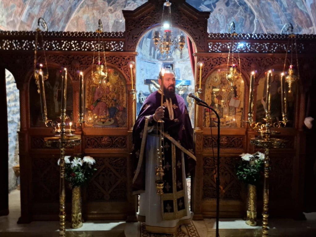 Α’ Προηγιασμένη Θεία Λειτουργία στην Ιερά Μονή Αγίου Νικολάου Άνω Βάθειας