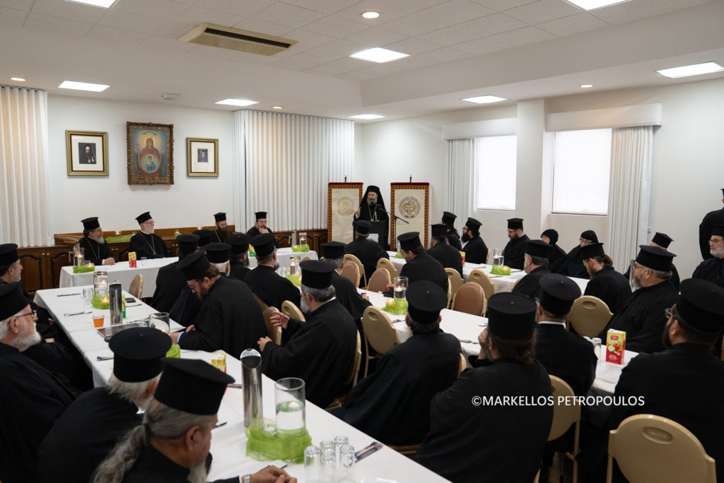 Priestly Synaxis of the Clergy of Victoria lead by Archbishop Makarios of Australia