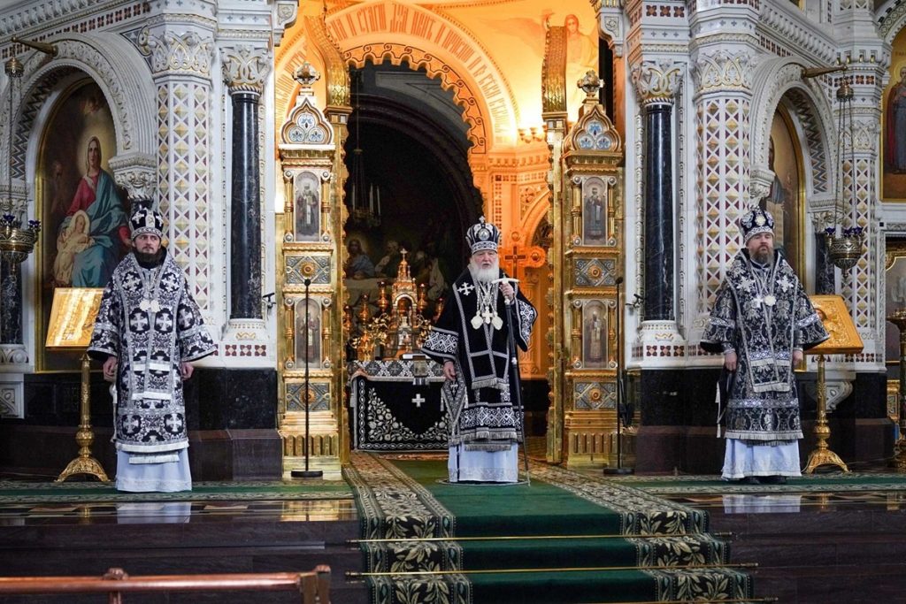 Патриаршая проповедь в пятницу первой седмицы Великого поста после Литургии Преждеосвященных Даров в Храме Христа Спасителя