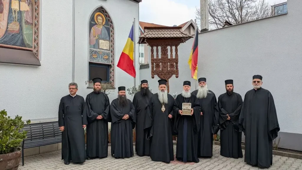 Greek Metropolitan brings relic of St. John Chrysostom to Romanian Orthodox community in Germany