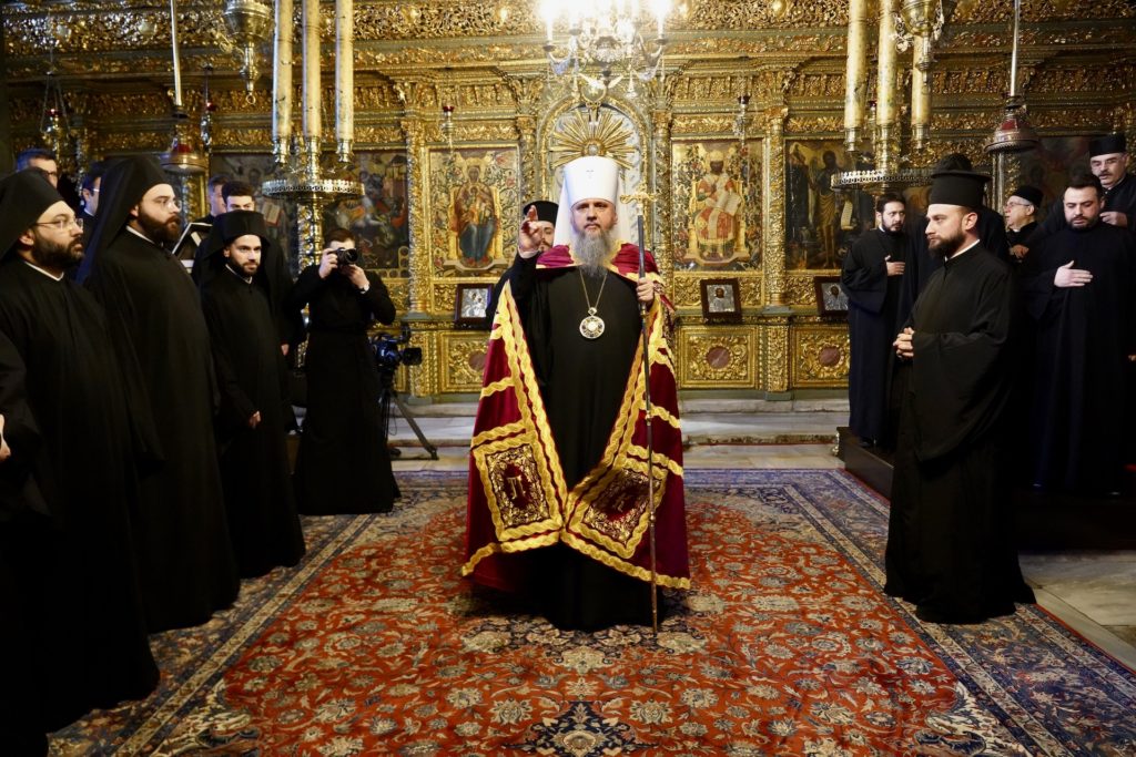 Χοροστασία του Μητροπολίτου Κιέβου και πάσης Ουκρανίας στον Μ.Εσπερινό για την εορτή της Κυριακής της Ορθοδοξίας