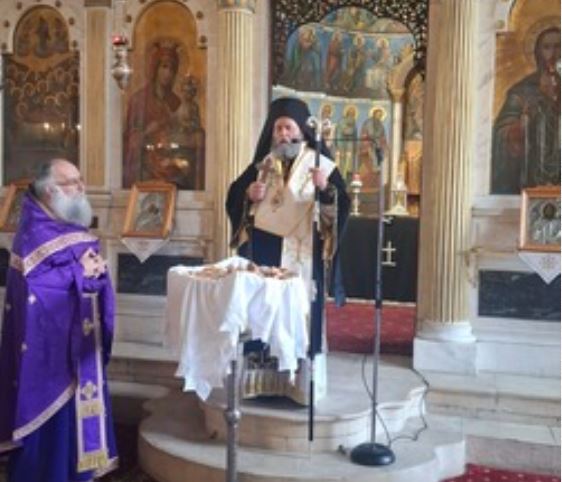 Ο Μητροπολίτης Ιωαννίνων στον Ιερό Ναό Κοιμήσεως της Θεοτόκου Αρχιμανδρείου