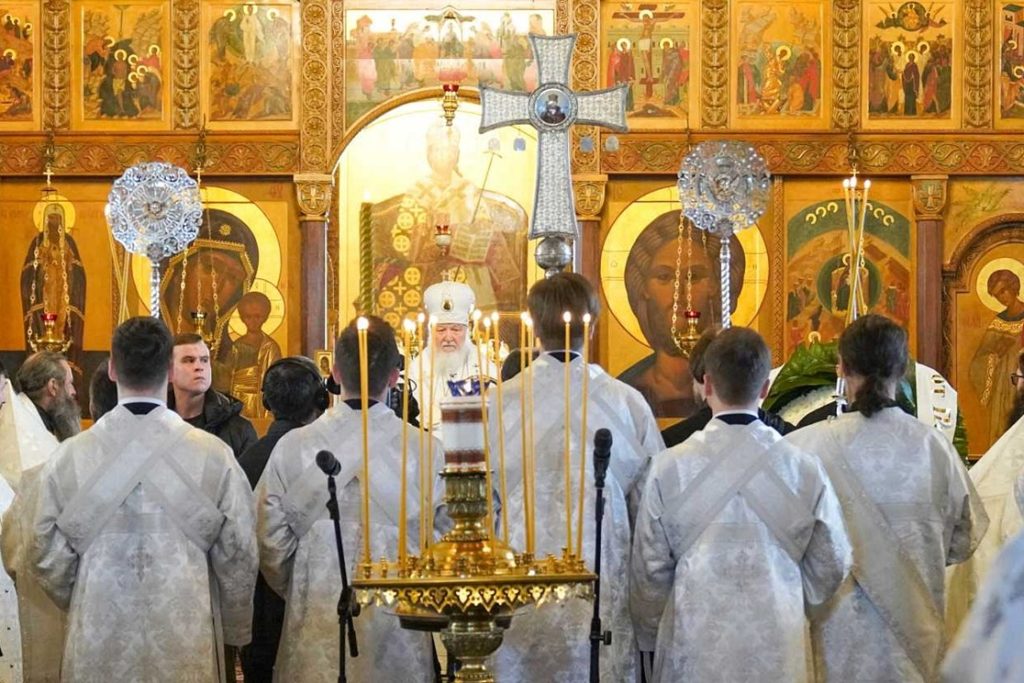 Слово Святейшего Патриарха Кирилла перед отпеванием схиархимандрита Илия (Ноздрина)