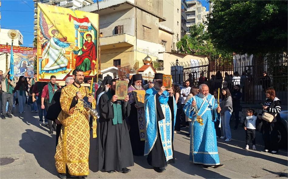 Прихожане Подворья Русской Православной Церкви в Ливане приняли участие в крестном ходе