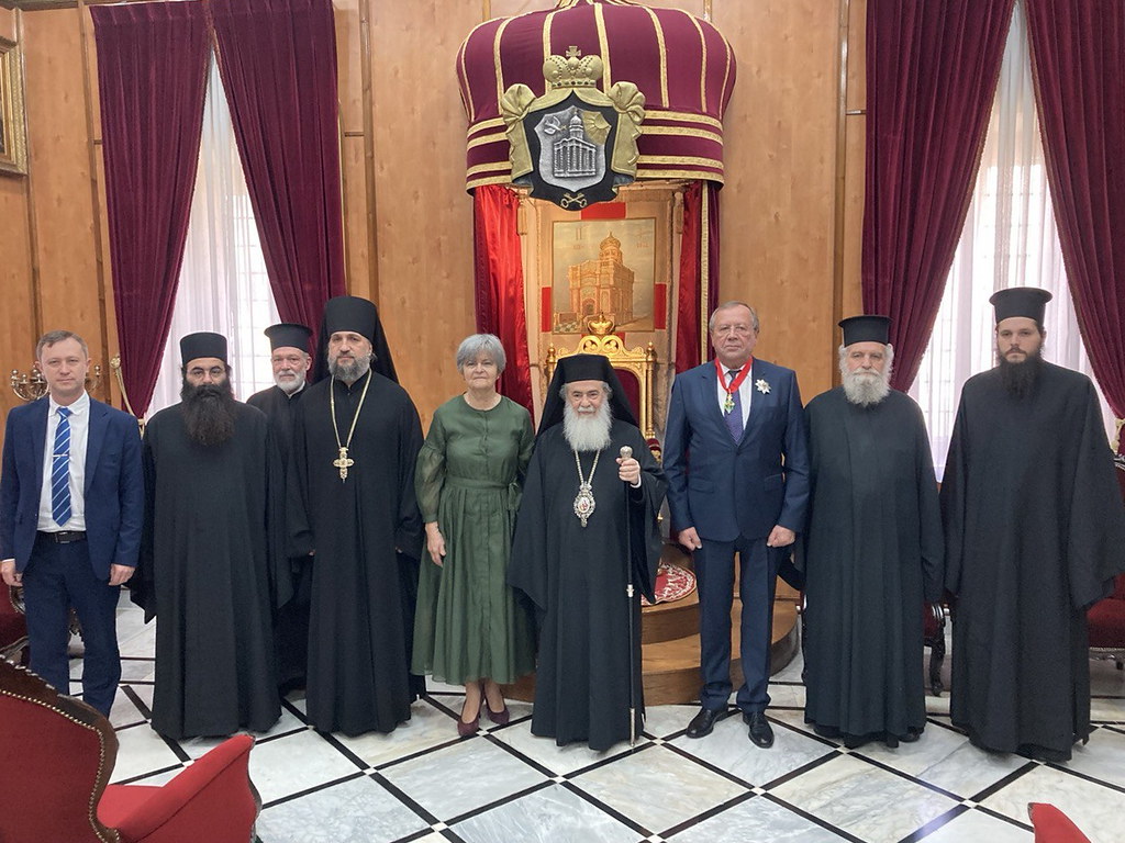 Посол России в Израиле награжден орденом Иерусалимской Православной Церкви