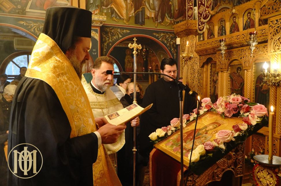 Ο Μητροπολίτης Θεσσαλονίκης στο Ιερό Παρεκκλήσιο του Αγίου Νέστορα