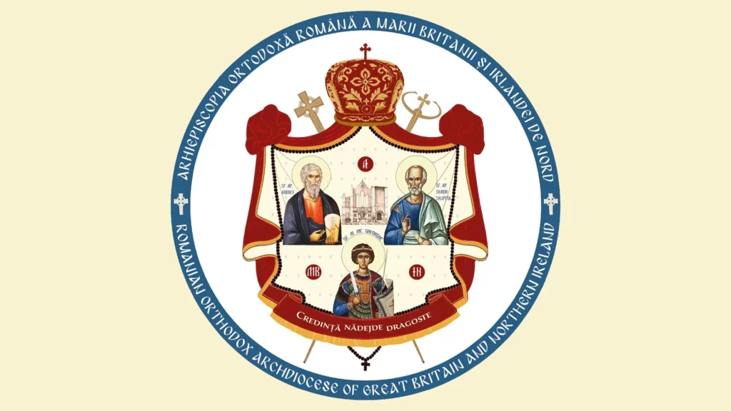 Sfântul Sinod a aprobat stema Arhiepiscopiei Marii Britanii și Irlandei de Nord: Ce semnifică?