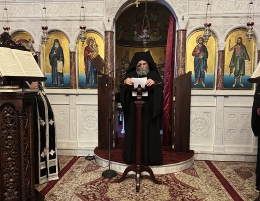 Ο Εσπερινός της Συγχωρήσεως στον Ι.Ν. Αγίου Παϊσίου Κιάφας Ιωαννίνων