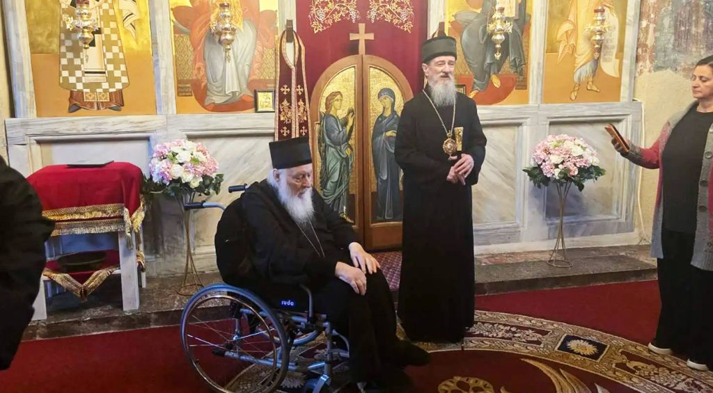 Милешева: Митрополит Атанасије дочекао умировљеног епископа Филарета