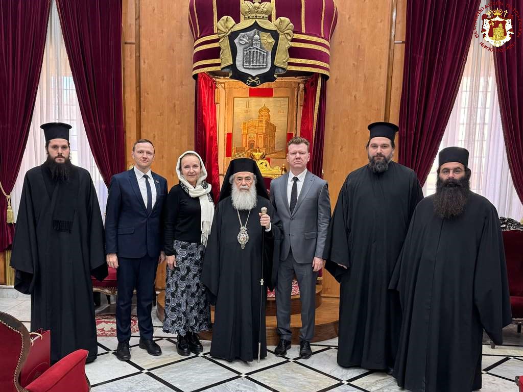 Σειρά επισκέψεων στον Πατριάρχη Ιεροσολύμων Θεόφιλο