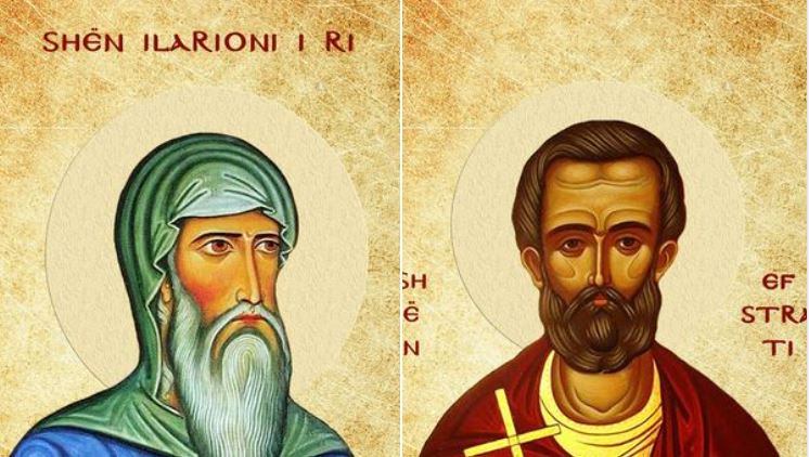 Apostull Herodioni nga të 70-t. Oshënar Ilarioni i Ri. Oshënar Stefan Çudibërësi. Dëshmor Efstrat Kreshmuesi. Bojani, princ.