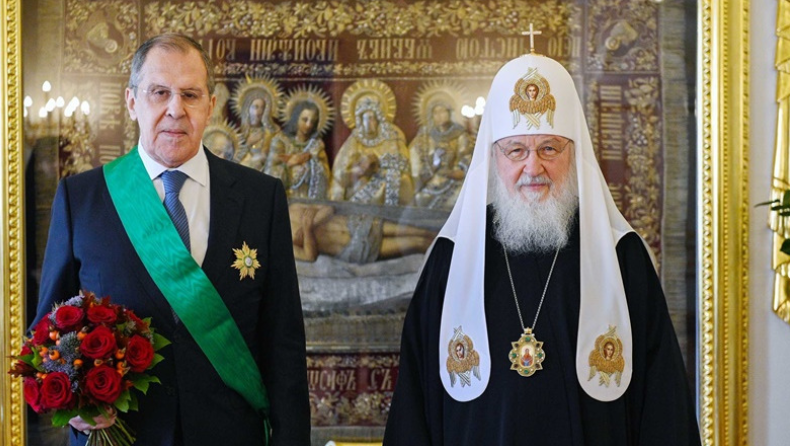 Поздравление Святейшего Патриарха Кирилла министру иностранных дел России С.В. Лаврову с 75-летием со дня рождения