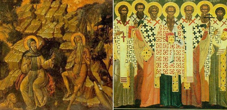 Hierodëshmorët Efremi, Vasili, Evgjeni etj. Oshënar Pavli i Thjeshtë. Arkadi i Qipros