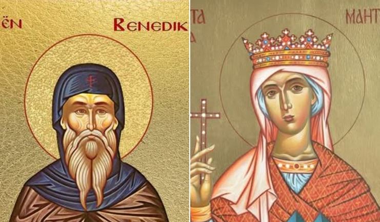 Oshënar Benedikti. Bonifati i Skocisë. Mbretëresha Matilda. Oshënar Efskimon Rrëfyesi