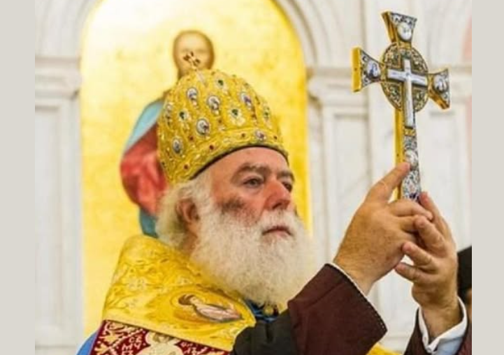 إحتفال البابا ثيودروس بأحد السجود للصليب.