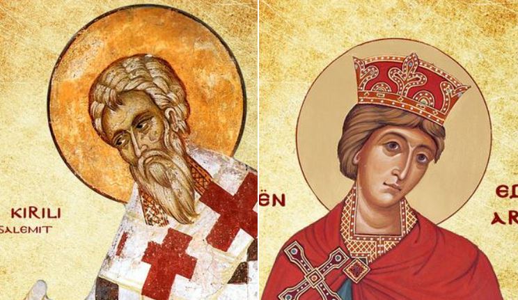 Oshënar Kirili i Jerusalemit. Dëshmor Eduardi në Angli. Frediani i Lukës