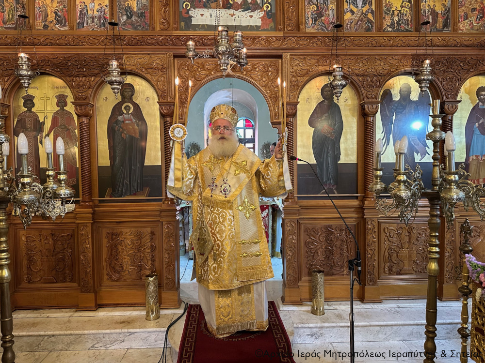 Η εορτή της Οσίας Μαρίας της Αιγυπτίας στη Μητρόπολη Ιεραπύτνης