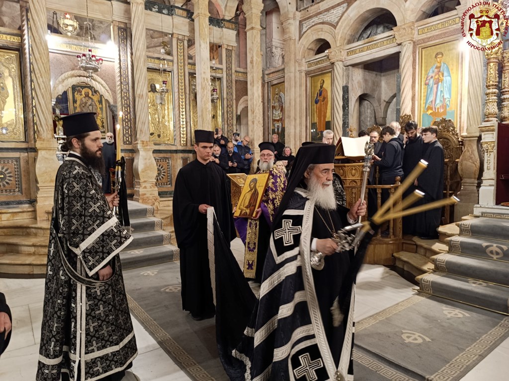 The First Bridegroom Service at the Church of the Holy Sepulchre