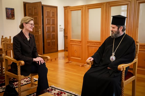 Chargé d’Affaires of the US Embassy in Tirana met with Archbishop John of Albania