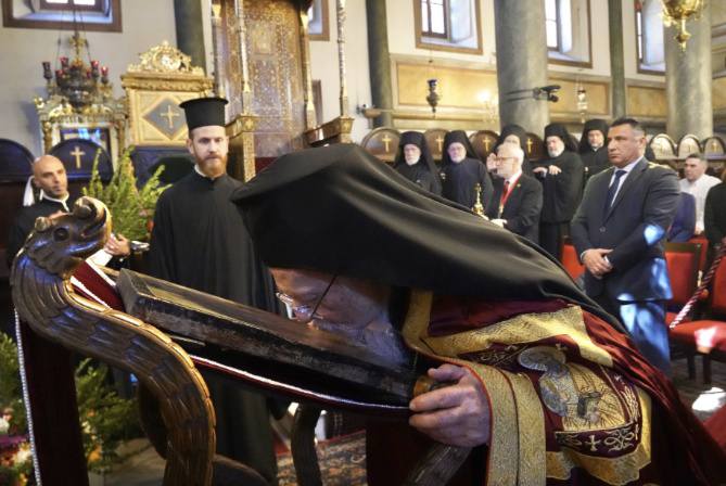 قداس احد الشعانين في البطريركية المسكونية