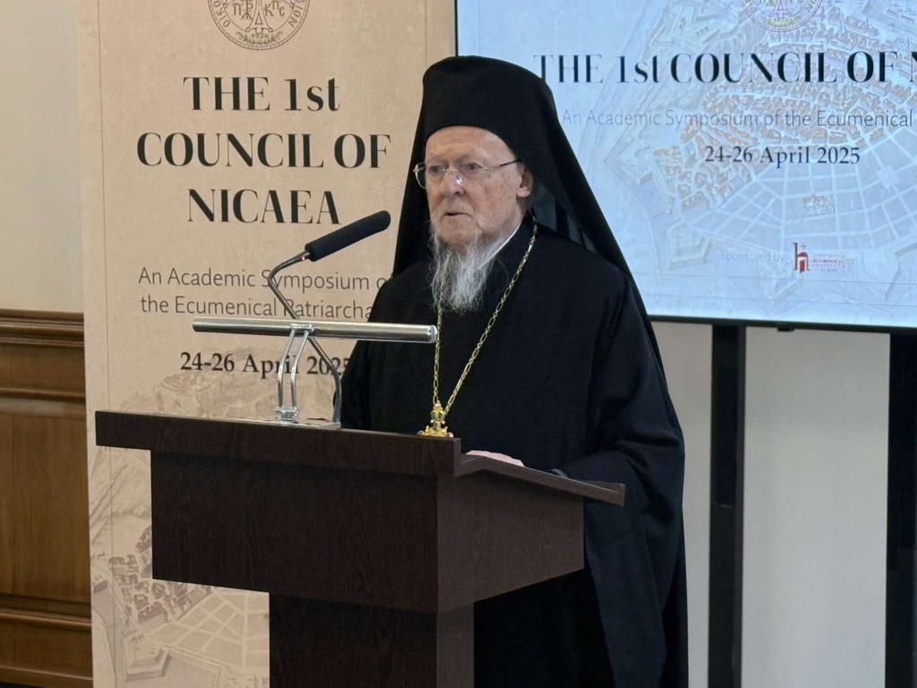 Ecumenical Patriarch opens Academic Symposium on 1700th Anniversary of First Ecumenical Council