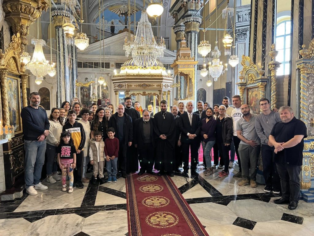 Traditional Paschal celebration held at the Church of Saint Paraskevi in Therapia