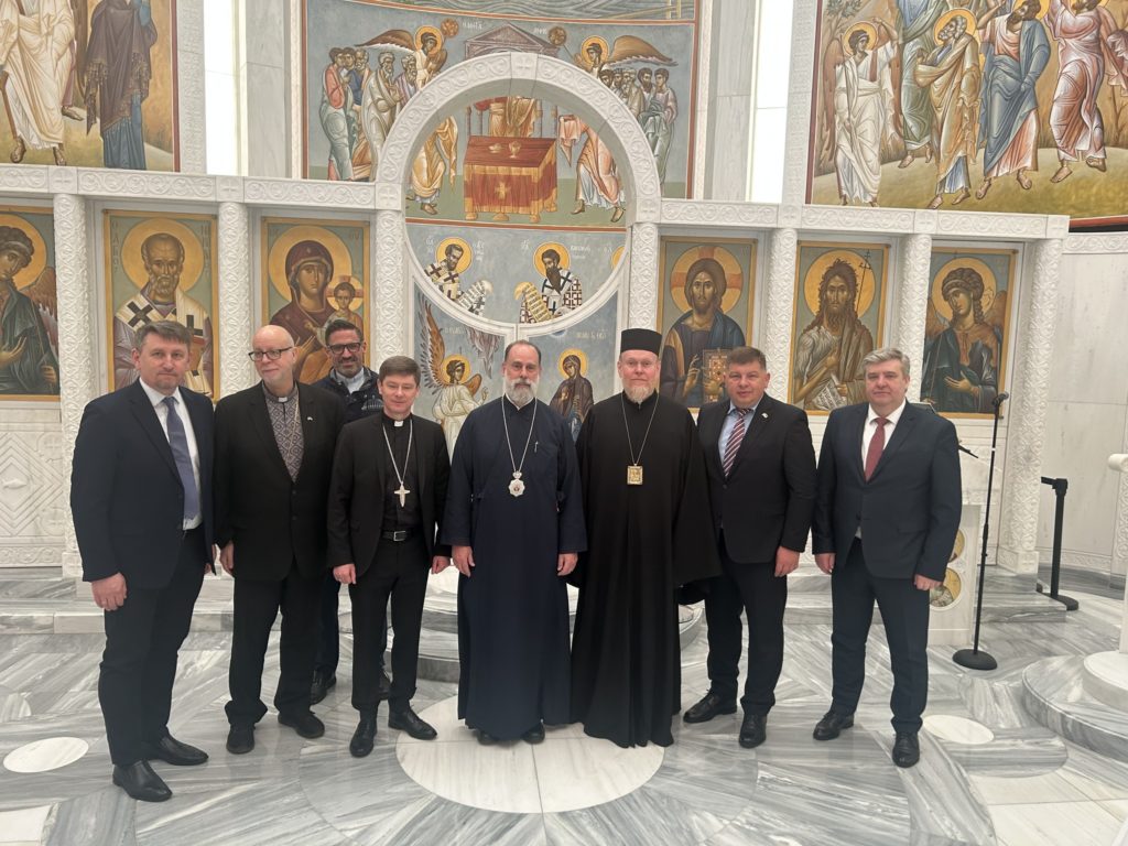 Aντιπροσωπεία του UCCRO στον Εθνικό Προσκυνηματικό Ναό Αγίου Νικολάου στη Νέα Υόρκη