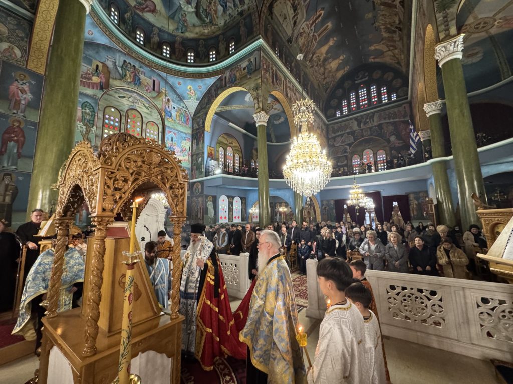 Ο Μητροπολίτης Αλεξανδρουπόλεως τέλεσε την Ακολουθία του Ακαθίστου