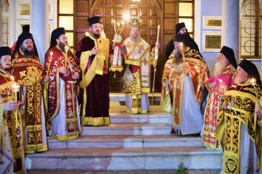 Η λαμπροφόρος ημέρα της Αναστάσεως στην Αρναία